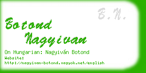 botond nagyivan business card